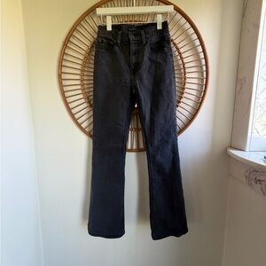 Aeropostale High Rise Black Flare Jeans